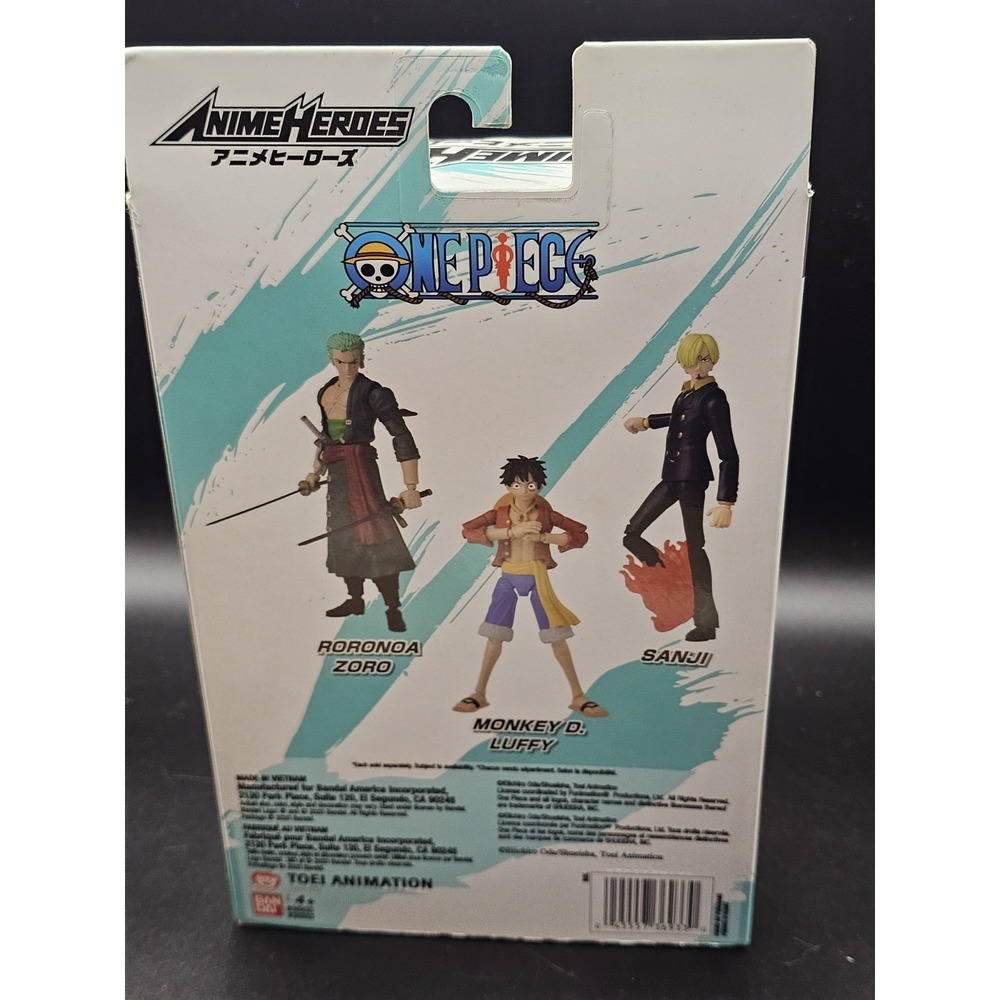 One Piece Anime Heroes *SANJI* 6.5" Action Figure - NIB Sealed - Picture 6 of 11